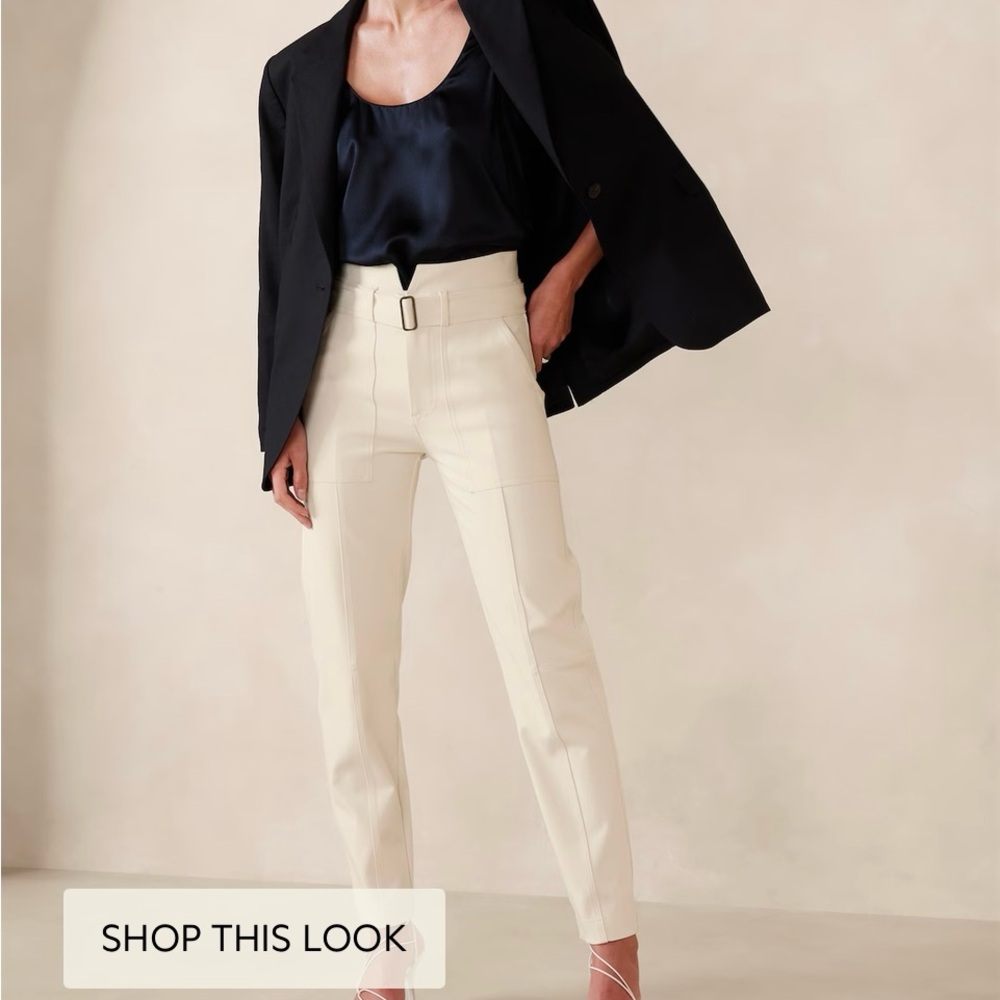 Banana Republic Cream Pants